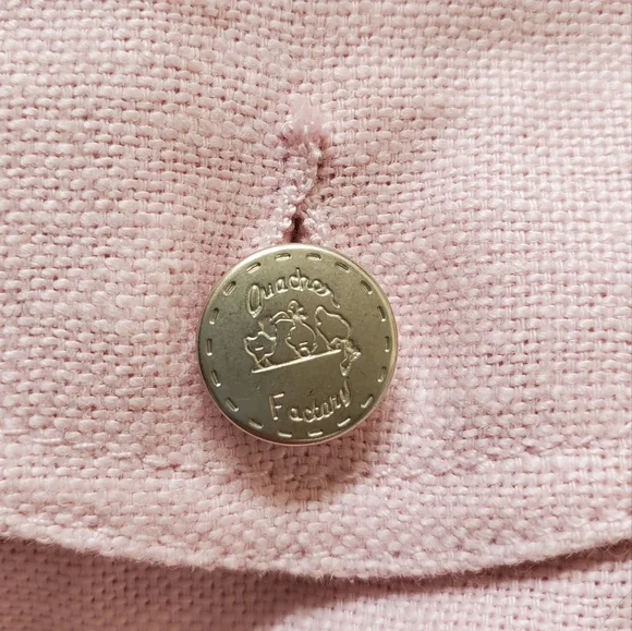 The Quacker Factory Embroidered Linen Garden Floral Jacket.   Size L - Picture 5 of 7